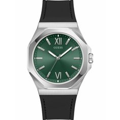 Наручные часы GUESS, серебряный, черный