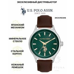 Наручные часы U.S. POLO ASSN., серебряный