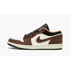 Кеды NIKE Air Jordan 1 Low, размер 45, коричневый