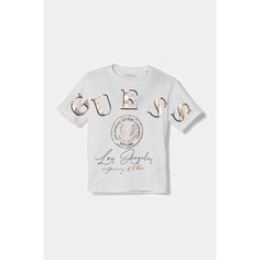 Футболка GUESS OVERSIZE SS T-SHIRT, размер 10 лет, белый