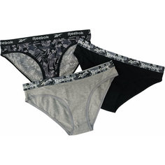 Трусы Reebok Briefs VENITA 3PK, комплект из 3 шт., размер XS INT, черный