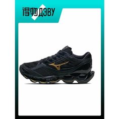 Кроссовки Mizuno, размер EU 46 стопа (30CM), черный