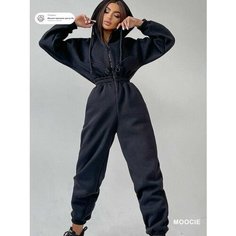 Комбинезон, размер INT L, черная Нет бренда