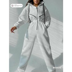 Комбинезон, размер INT L, белый Нет бренда