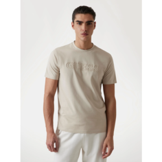 Футболка GUESS SS Alphy T-shirt, размер S, бежевый