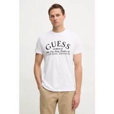 Футболка GUESS BSC Intl Classic Design Tee, размер S, белый