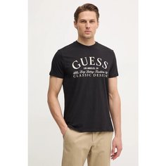Футболка GUESS BSC Intl Classic Design Tee, размер L, черный