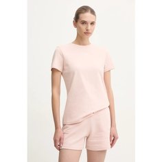 Футболка GUESS Rhinestones SS T-shirt, размер L, розовый