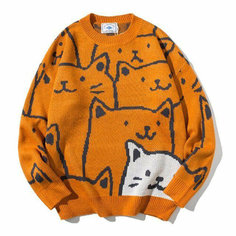 Пуловер MOOCIE, размер 50RU/XL, , желтый