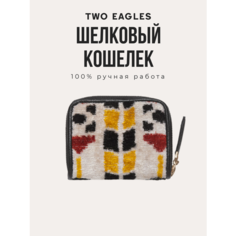 Кошелек TWO EAGLES, красный, бежевый, желтый, черный