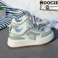 Кроссовки MOOCIE Осень-зима 2024, размер 40, зелeный