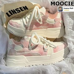 Кроссовки MOOCIE Базовая коллекция, размер 37, бледно-розовый
