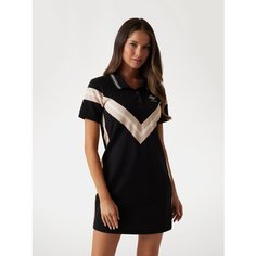 Платье GUESS Suzanne Polo Dress, размер XS, коричневый