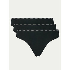 Трусы GUESS 3 PACK BASIC BRIEF, комплект из 3 шт., размер XS, черный JBLK