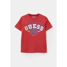 Футболка GUESS SS T-SHIRT, размер 12 лет, красный