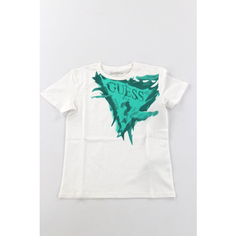 Футболка GUESS SS T-SHIRT, размер 12 лет, белый