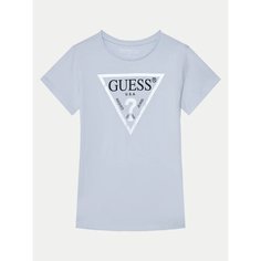 Футболка GUESS, размер 7 лет, голубой 2