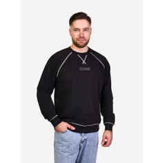 Джемпер GUESS ROUND NECK SWEATSHIRT LOUNGE, размер XL, , черный
