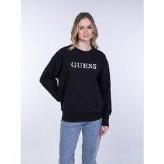 Джемпер GUESS Sofia Round Neck, размер XS, , черный