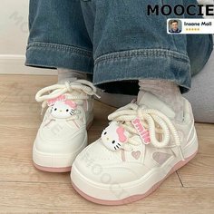 Кроссовки MOOCIE Осень-зима 2024, размер Длина стельки 225 мм, розовый