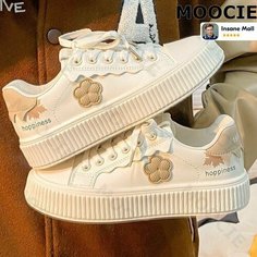 Кроссовки MOOCIE Осень-зима 2024, размер Длина стельки 250 мм, белый