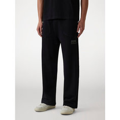 Брюки GUESS Dalim Wide Leg, размер L, черный