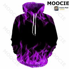 Толстовка MOOCIE, размер 5XL, , фиолетовый