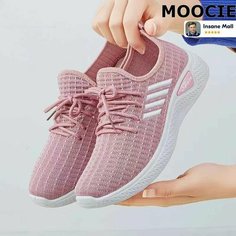 Кроссовки MOOCIE Весна-лето 2024, размер Длина стельки 250 мм, бежевый, розовый