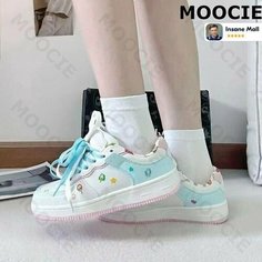 Кроссовки MOOCIE Осень-зима 2024, размер Длина стельки 235 мм, синий