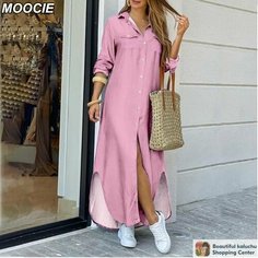 Платье MOOCIE Базовая коллекция, размер 2XL, розовый