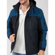 Ветровка KINGSO MENS, размер 48, черно-синий
