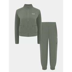 Костюм спортивный EA7 EMPORIO ARMANI, размер XS, зелeный