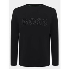 Лонгслив BOSS, размер S, , черный