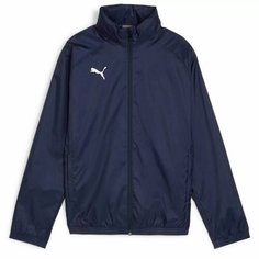 Ветровка PUMA teamGOAL All Weather Jacket, размер 140, темно-синий
