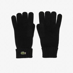 Перчатки LACOSTE для мужчин и женщин, размер S, черный