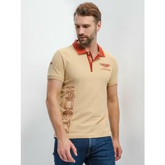 Поло HACKETT London, размер XXL, бежевый