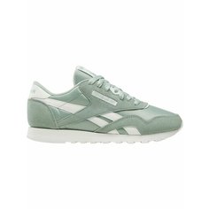 Кроссовки Reebok Classic Nylon W, полнота F, размер 9 US, зеленый/бежевый