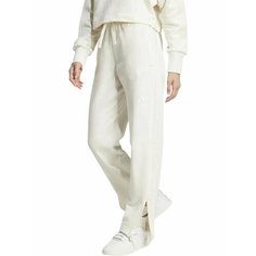 Брюки adidas All Szn French Terry 3-Stripes Straight Leg Pants W, размер S, бежевый