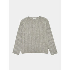 Джемпер AMOMENTO Mixed Yarn Cable, размер M, , light grey