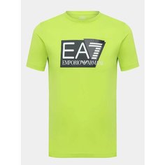 Футболка EA7 EMPORIO ARMANI, размер XL, салатовый