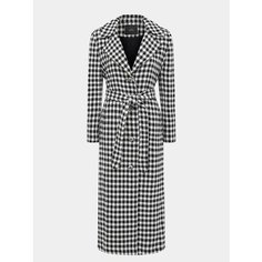 Пальто TWINSET ACTITUDE, размер M, черный/белый