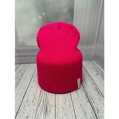 Шапка бини для девочек, размер единый, малиновый Daisyshop