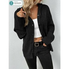 Кардиган размер S, , черный, Черный Нет бренда