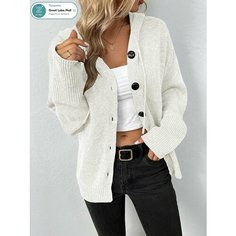 Кардиган размер S, , белый Нет бренда