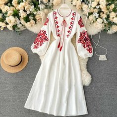 Платье Базовая коллекция, размер OneSize, white Нет бренда