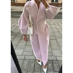 Пальто, размер S, розовый Нет бренда