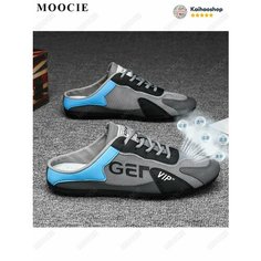 Мокасины MOOCIE, размер Длина стопы 24.5 см, серый