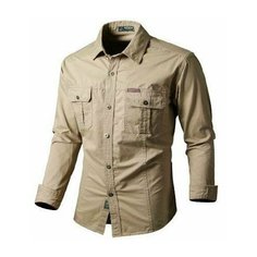 Рубашка Boutique. Итальянская мода (журнал), размер 3XL, Khaki Нет бренда