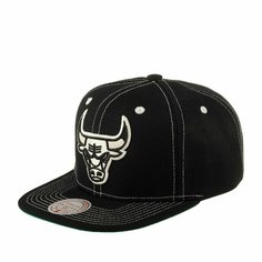 Бейсболка Mitchell & Ness для мужчин и женщин, размер 0, черный
