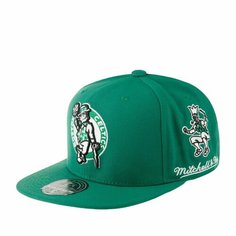 Бейсболка Mitchell & Ness для мужчин и женщин, размер L/XL, зелeный